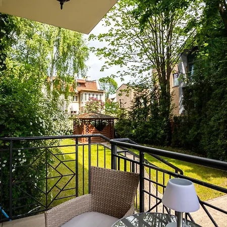 公寓 Victus Apartamenty, Patio 索波特